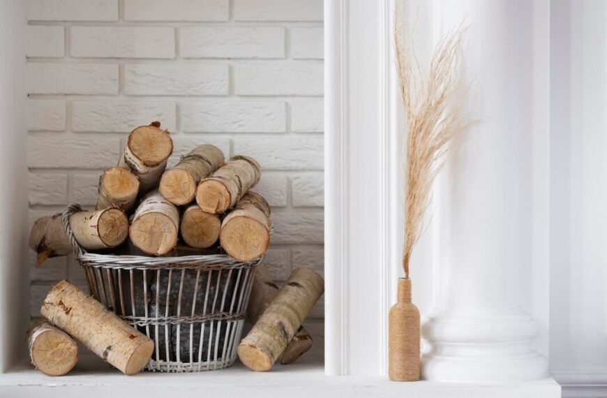 Transform Your Space with Aesthetic Firewood Storage for…